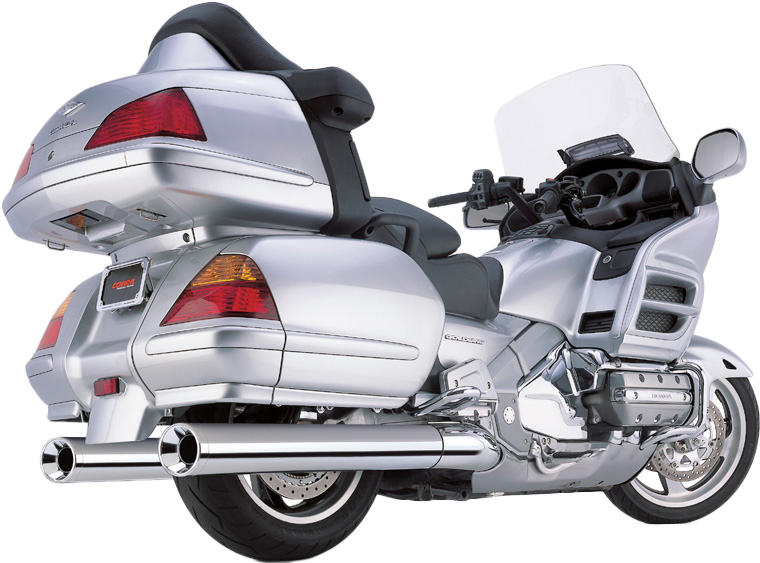 Slip On Billet Tips Chrome Hon Gl1800 01-10 - 82-97078 - Cobra