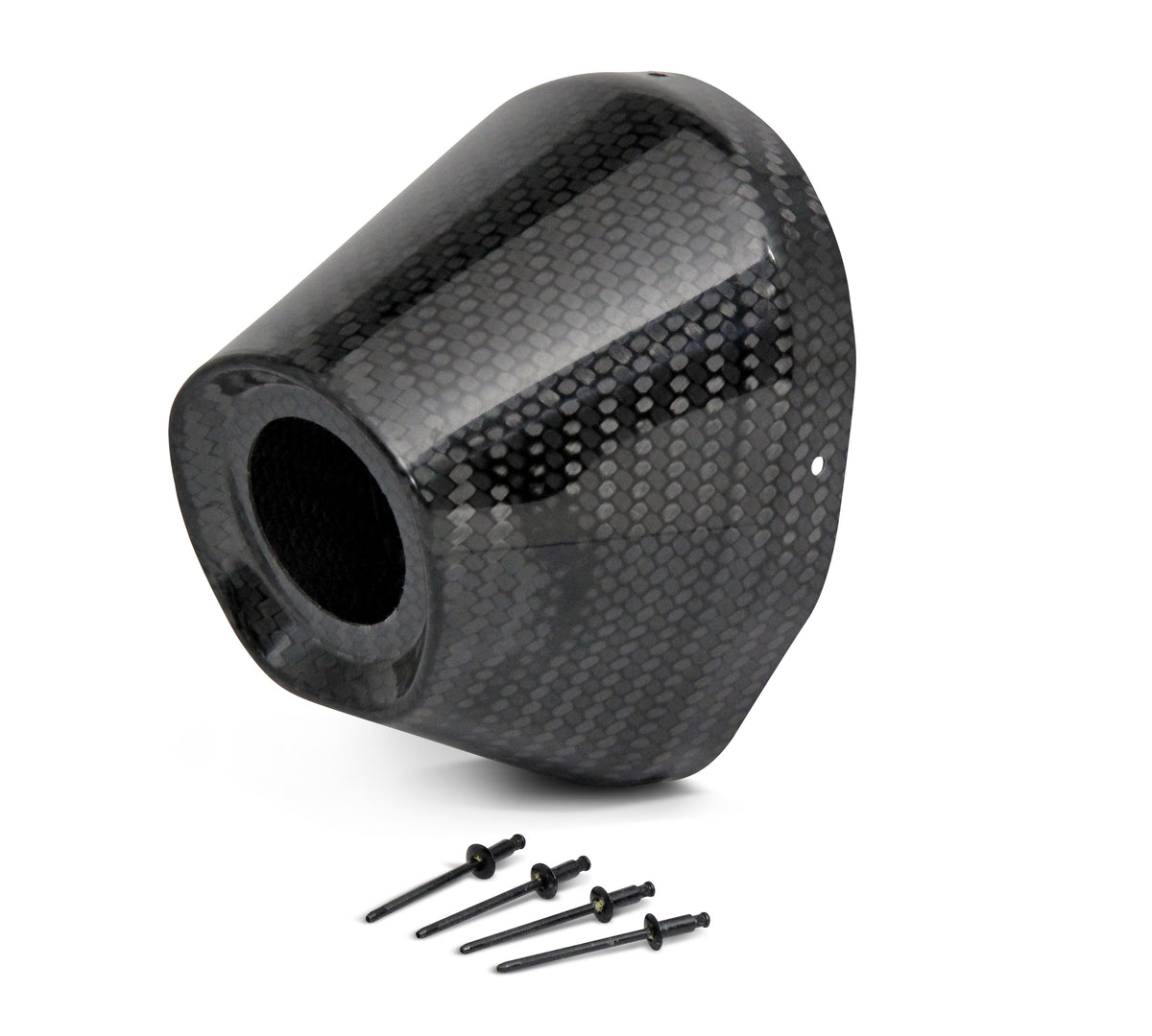 Carbon End Cap 4.5" Hole 1 1/2 Ti5/Ti6 Cap/Rivets - 794-9018 - Pro Circuit