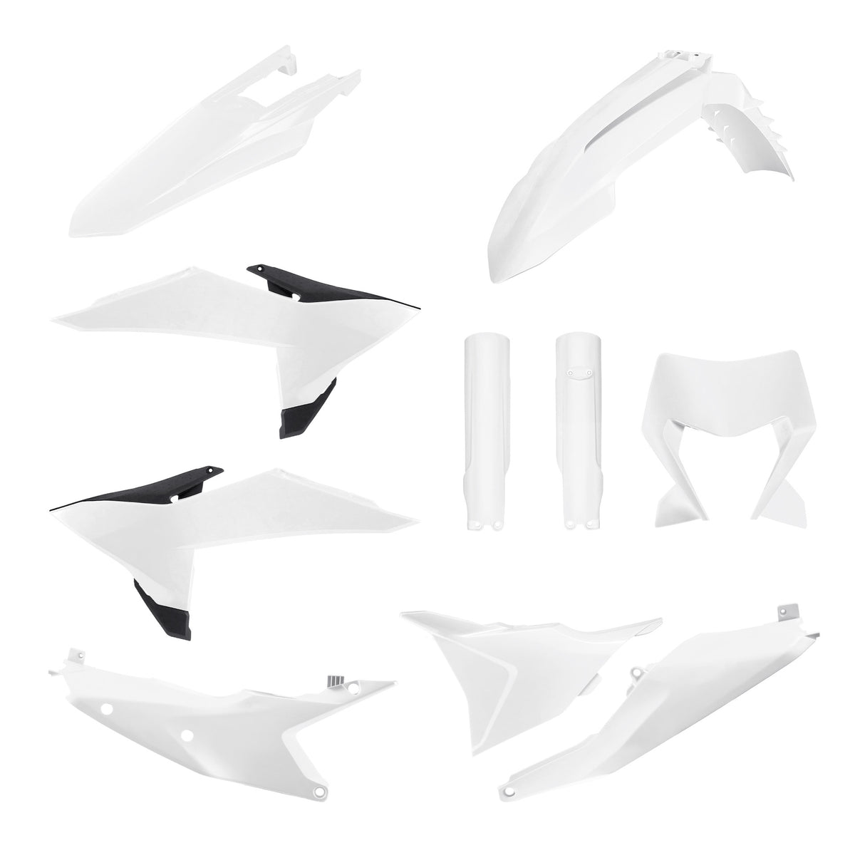 Full Plastic Kit White - 64-91656 - Polisport Plastics