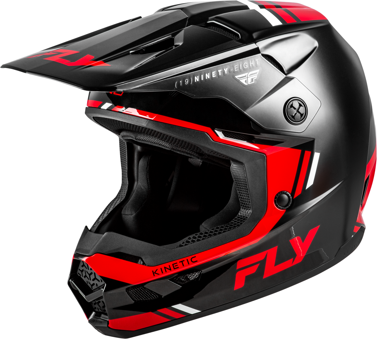 Kinetic Verdict Helmet Black/Red/White 2x - 73-87212X - Fly Racing