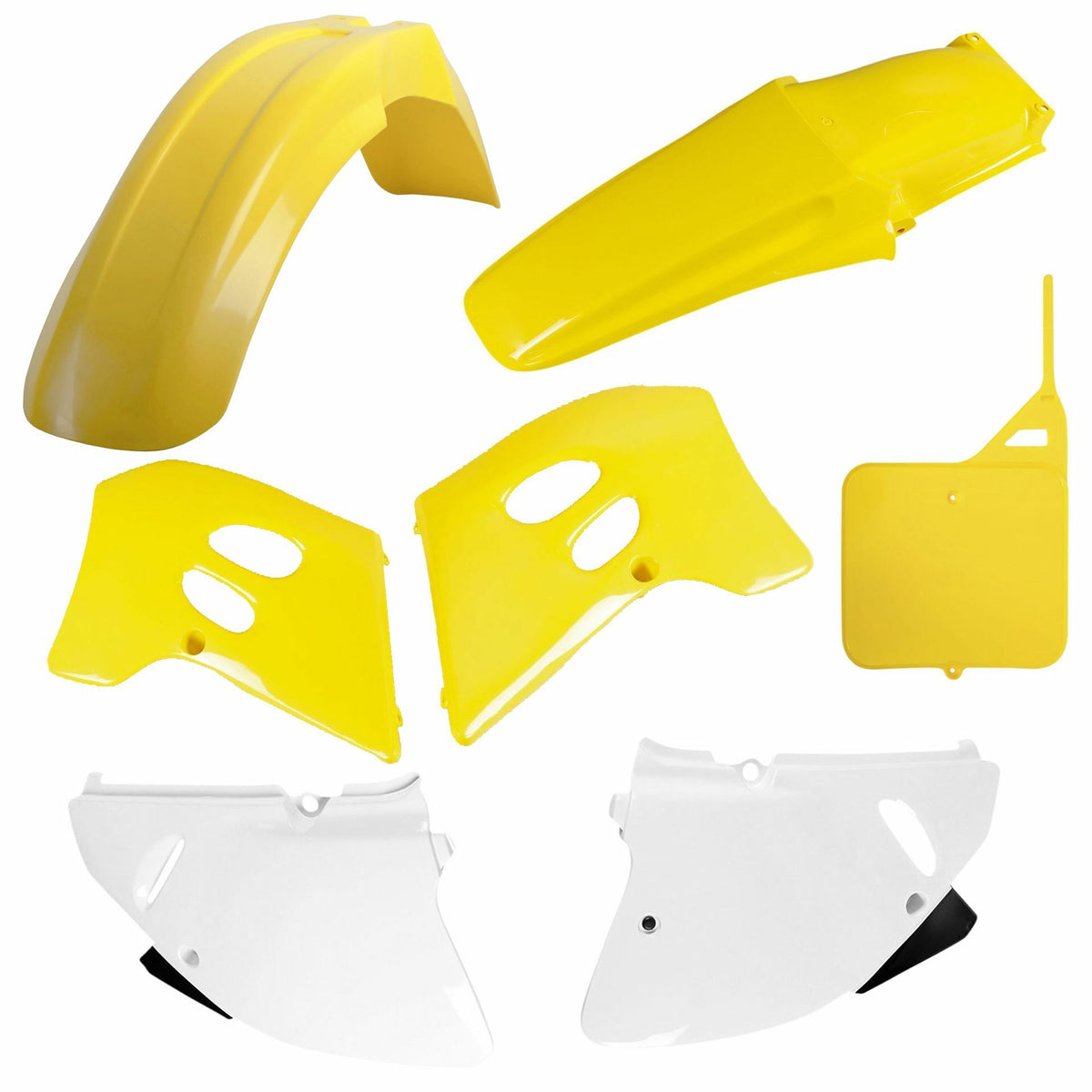 Plastic Kit Rm 125/250 Oem `93-95 - 64-91344 - Polisport Plastics