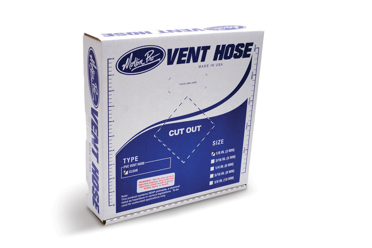 Clear Vinyl Vent Line 1/8"X25' - 12-0000 - Motion Pro