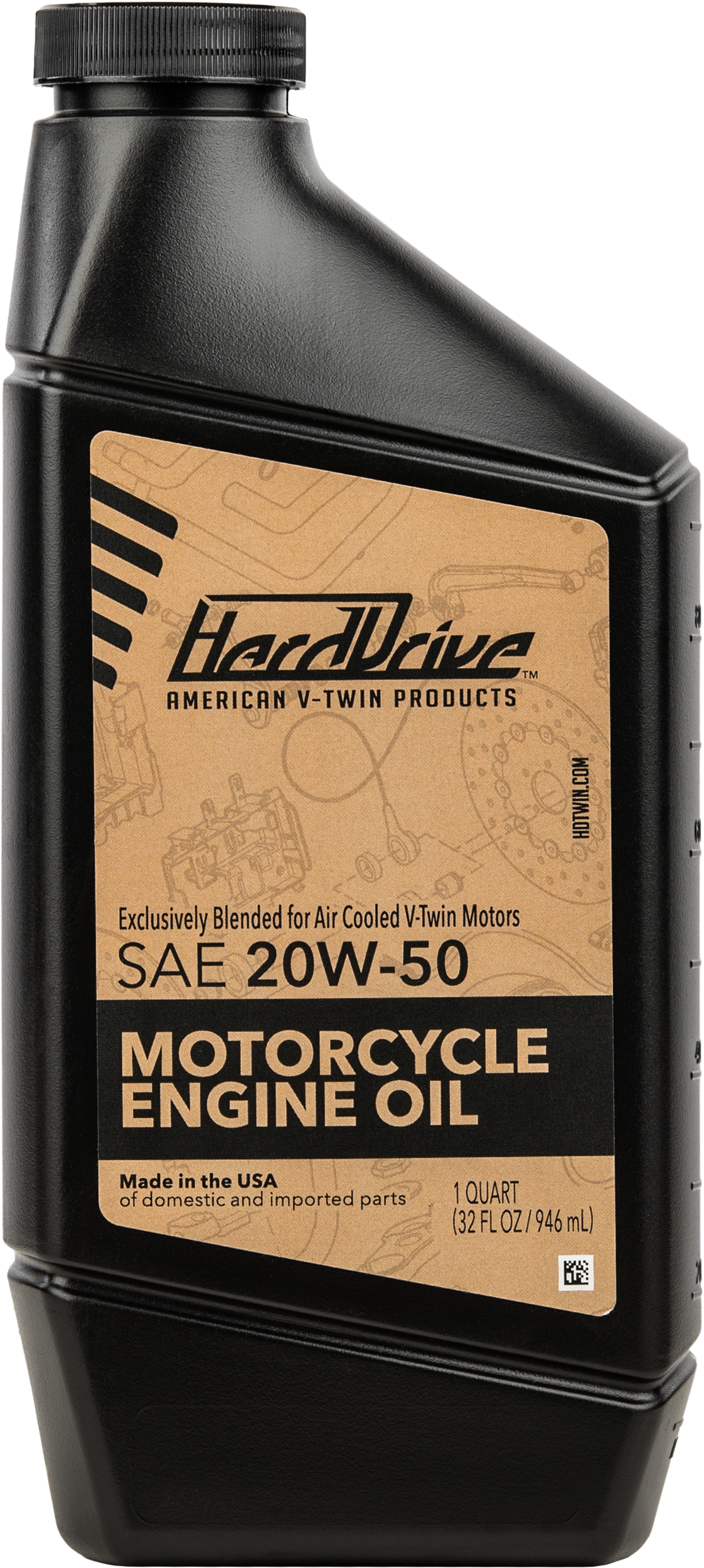 Engine Oil 20w50 1 Qt (12/Case) Sold Ea) - 822-1001 - HardDrive