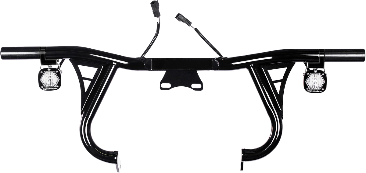 Lightbar Engine Crash Bar Black Flh/Flt L23cvo, 24-26 - 750-03131 - SANTORO FABWORX