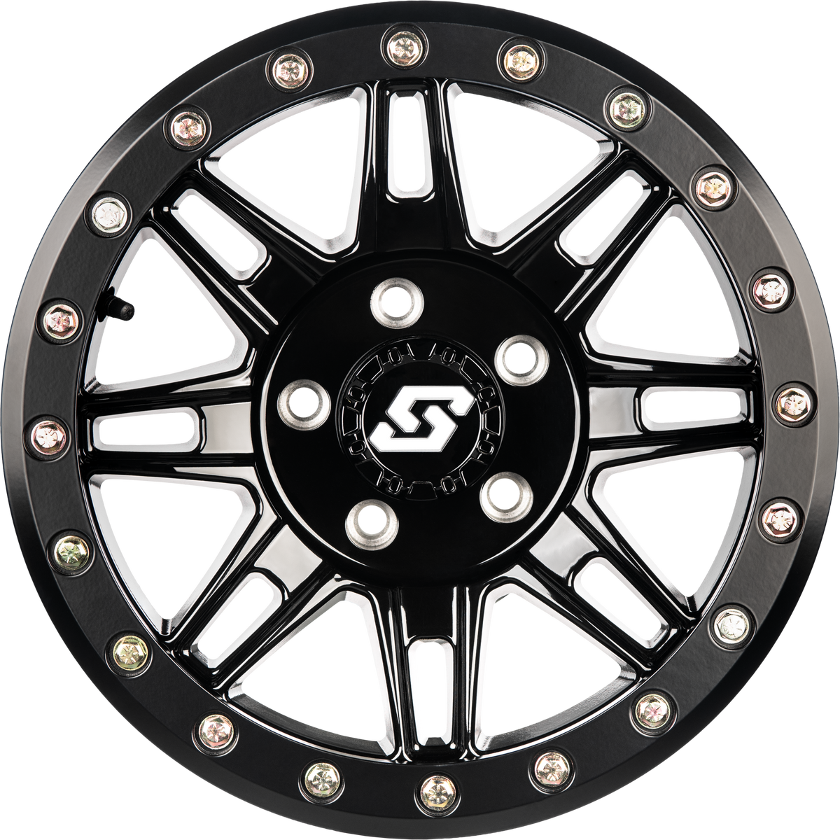 Clutch Bdlk Wheel 15x7 5/4.5 +25mm Blk - 570-9141 - Sedona