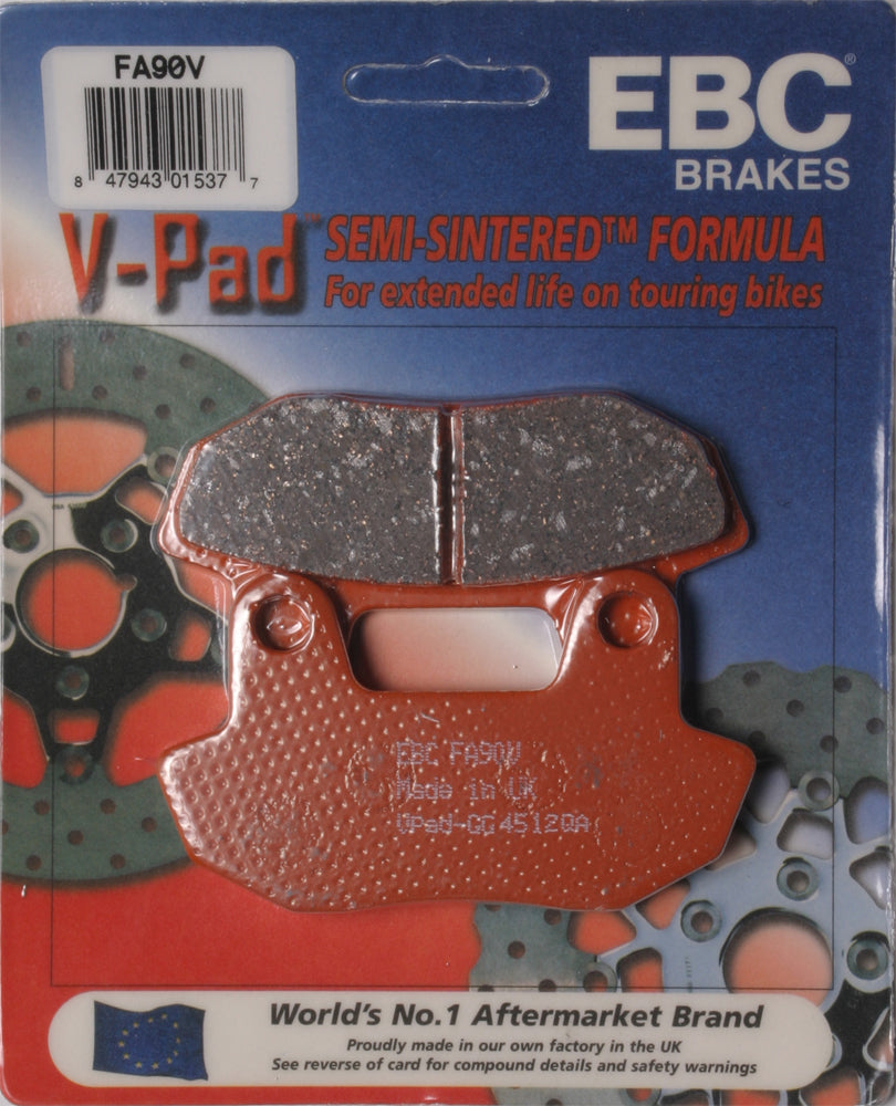 Brake Pads Fa90v Semi-Sintered V Series - 15-90V - EBC Motorcycle Brakes