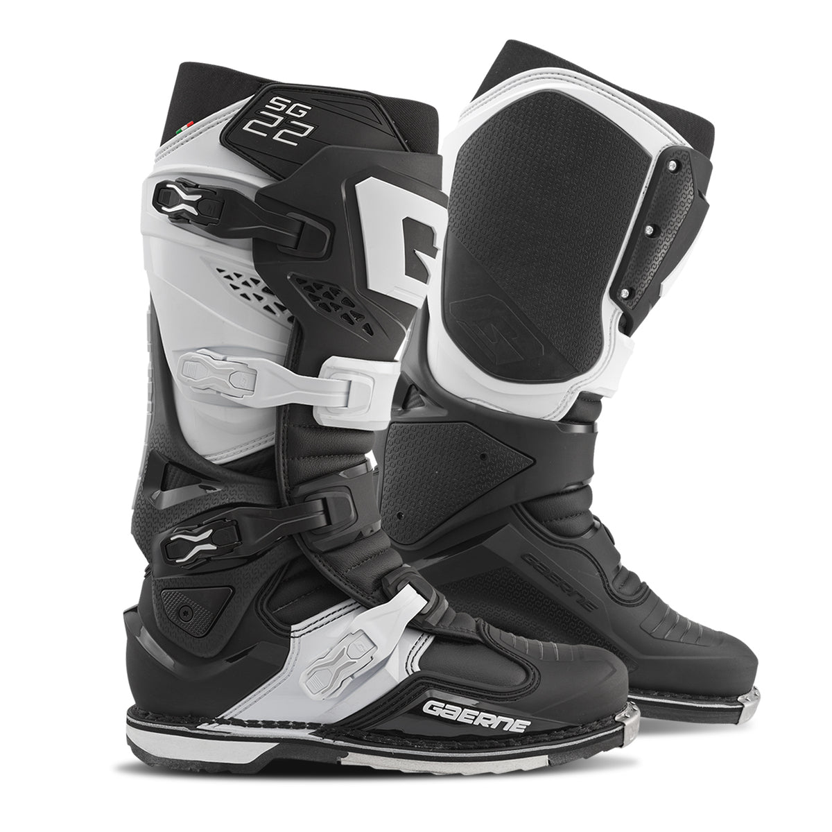 Sg22 Boots Black/White Sz 8 - 480-66408 - Gaerne