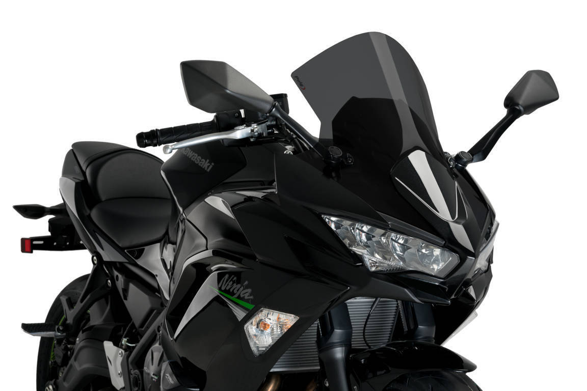 Windscreen R-Racer Dark Smoke Kaw - 561-03880D - PUIG