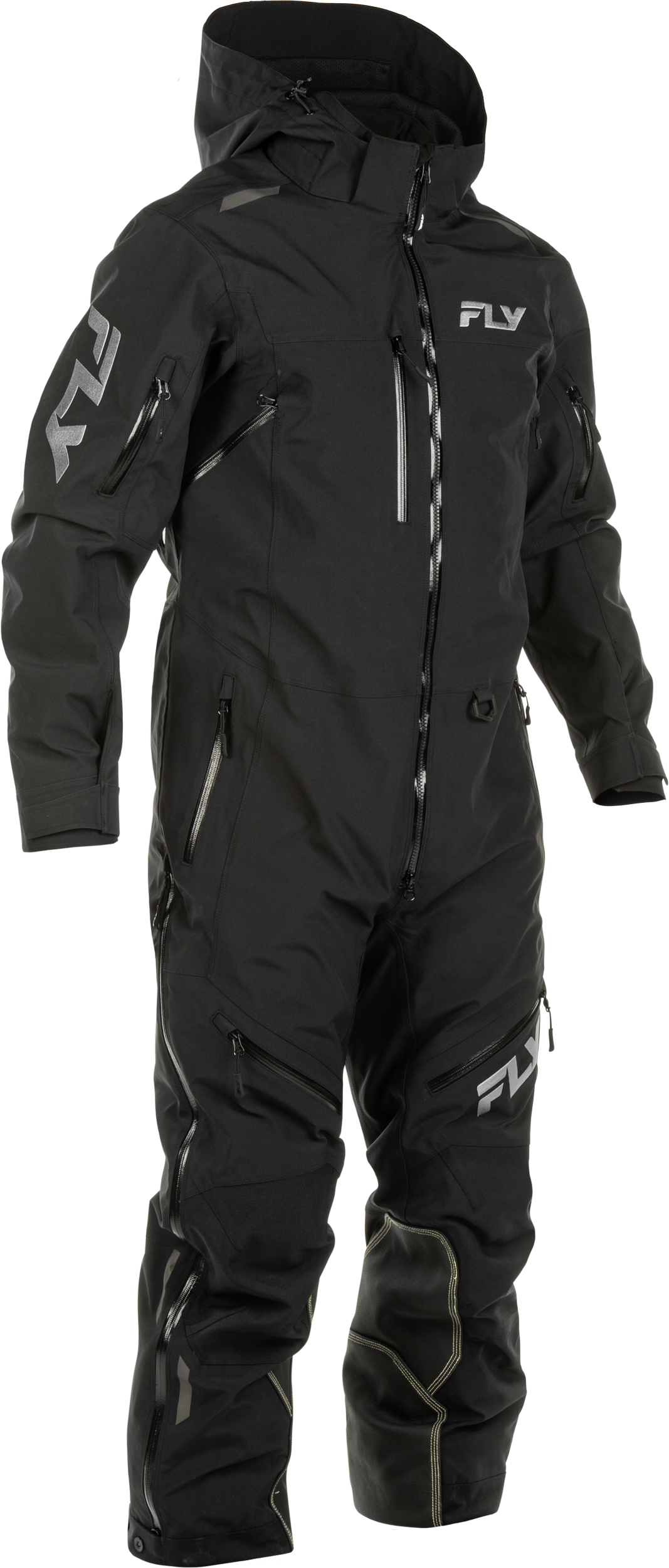 Cobalt Shell Snowbike Monosuit Black/Grey 2x - 470-43942X - Fly Racing