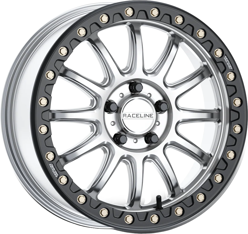 Alpha Hyper 15x7 5x114.3 +25 Silver W/ Black Ring - 570-2135 - Raceline