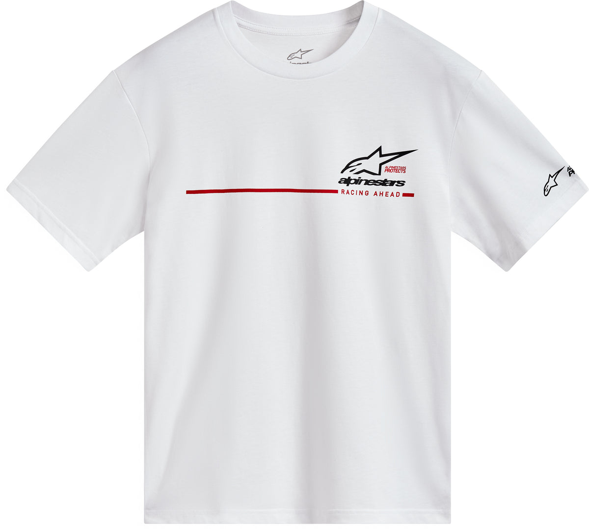 P1 Ss Csf Tee White Xl - 482-76440X - alpine star