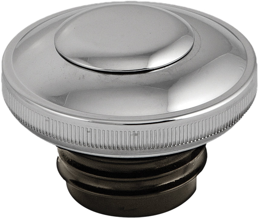 Gas Cap Screw-In W/Lock&Cover Vented Chrome 82-95 - 820-2305 - HardDrive