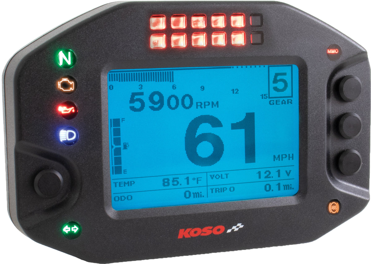 Rs-2 Multifunction Meter And Data Recorder - 27-5874 - Koso North America