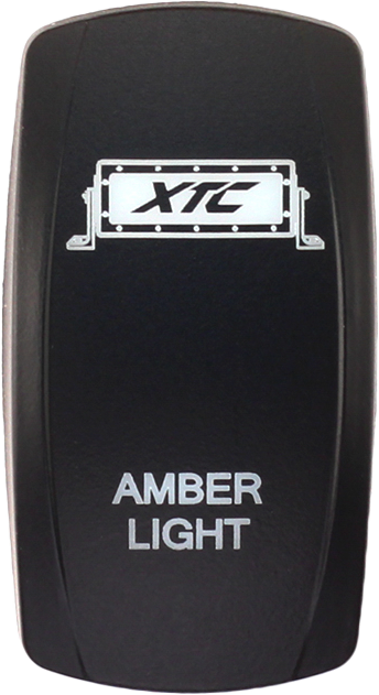 Dash Switch Rocker Face Amber Light Bar - 630-1034 - XTC POWER PRODUCTS