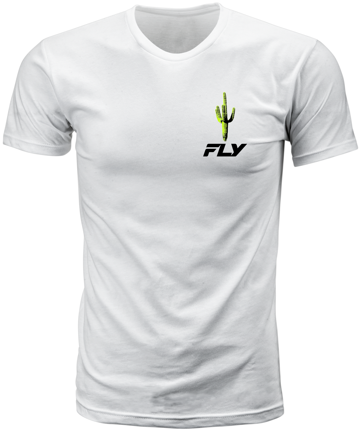 Fly Desert Tee White Sm - 354-0411S - Fly Racing