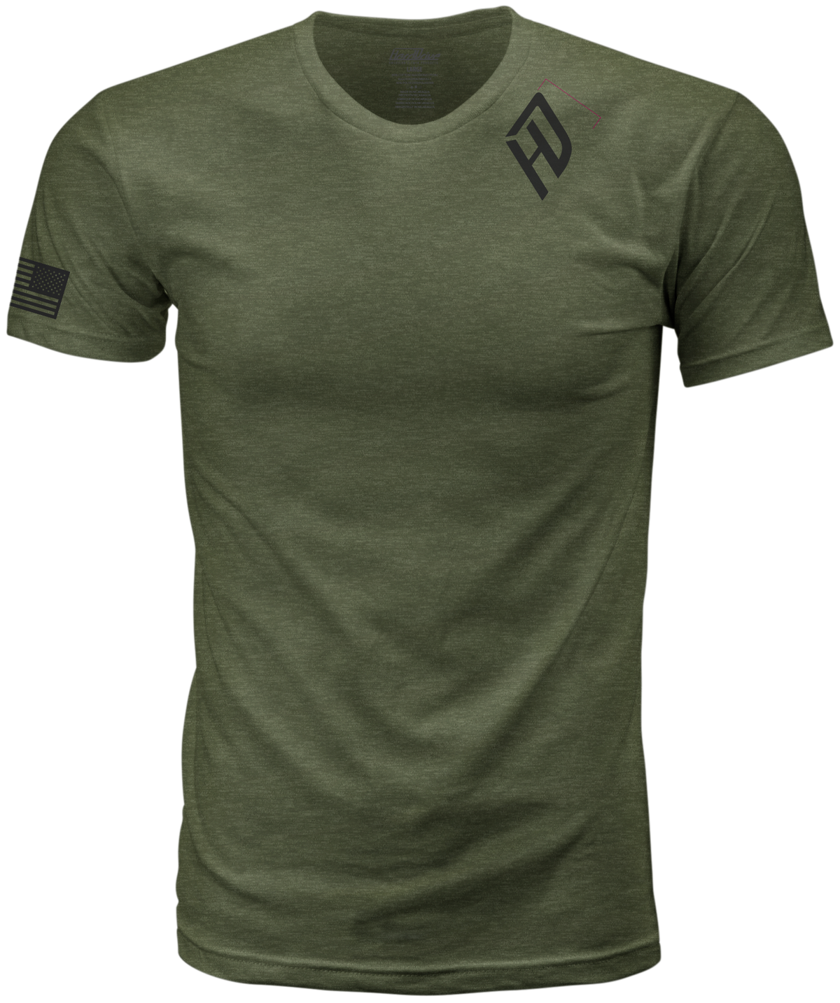 Harddrive Emblem Tee Olive Green/Black Xl - 800-0208X - HardDrive