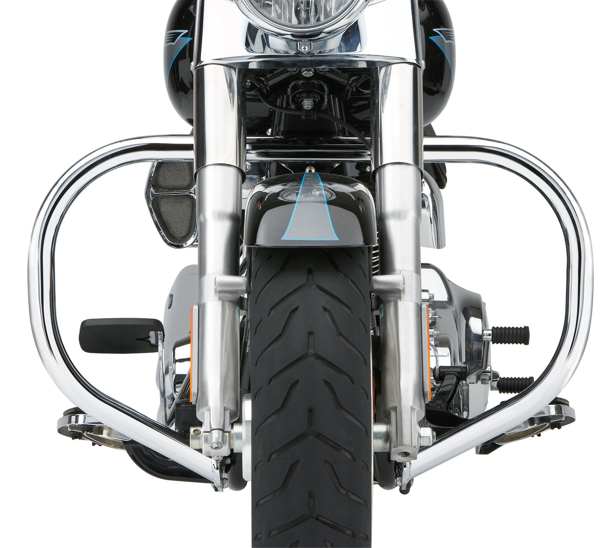 Fatty Freeway Bars 1.5" Chrome  Fxd/B/C 91-17 - 82-96562 - Cobra