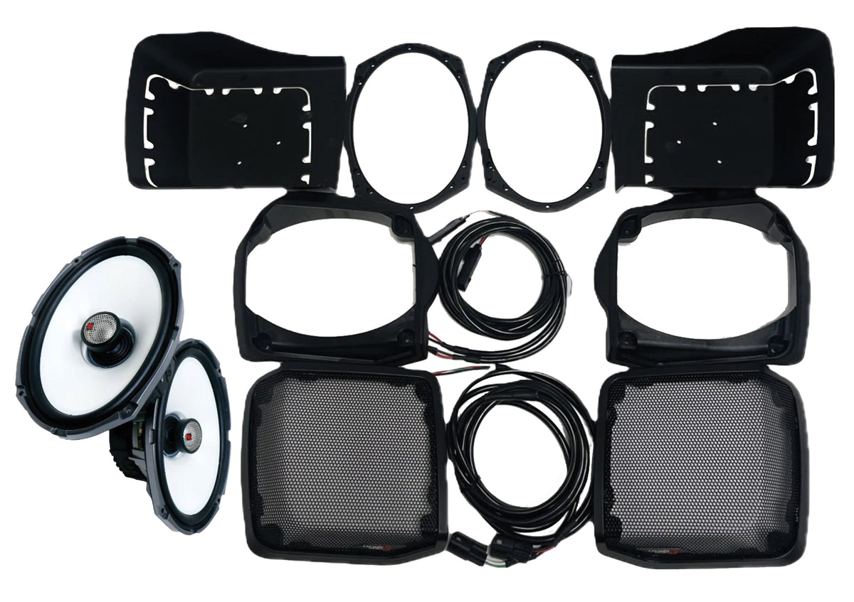 6"X9" Cut In Lid Kit W/ Sm69f4 Flh/T 2014-2023 Bags - 94-1010 - Cerwin-Vega