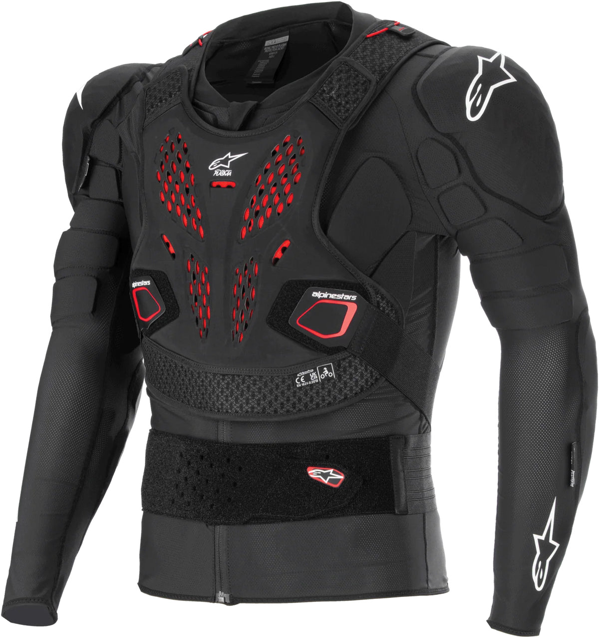 Bionic Pro V3 Plsma Protection Jacket Black/Red/White Sm - 482-00071S - alpine star