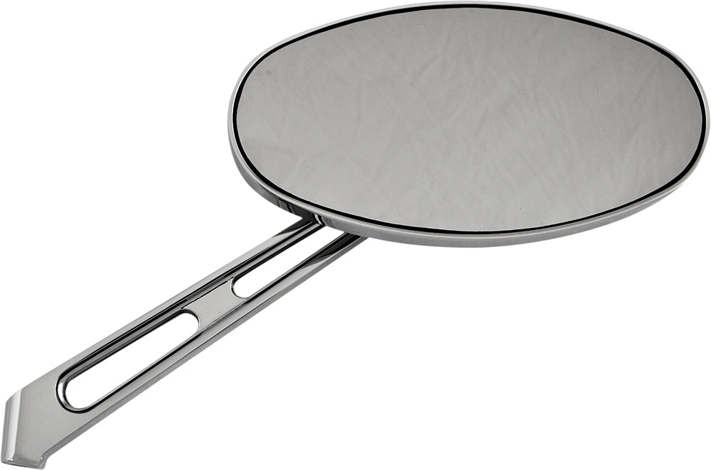 Smooth Oval Mirror Chrome Right 6" - 820-0803R - HardDrive