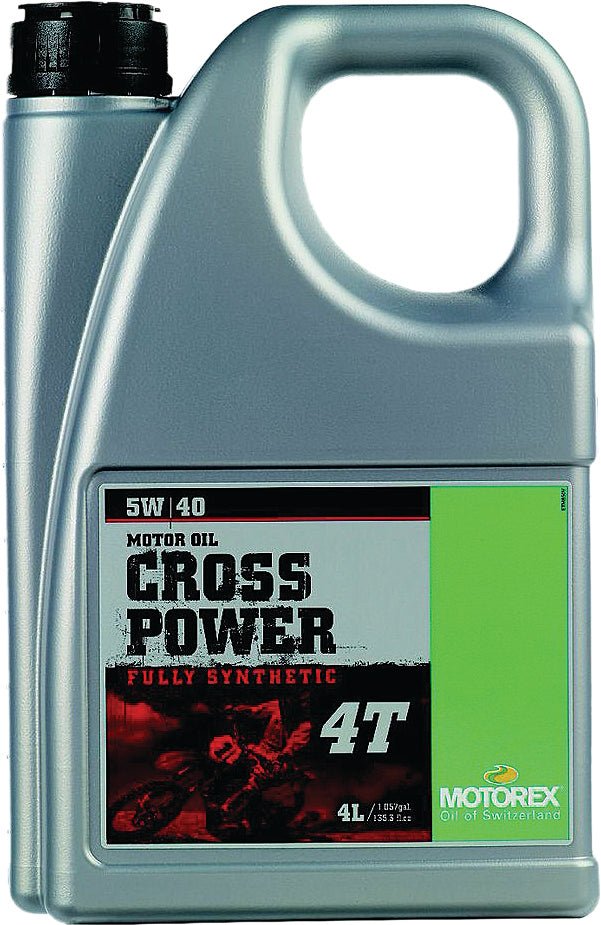 Cross Power Motor Oil 4t 5w40 4l - 580-0126 - Motorex