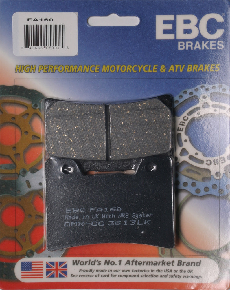Brake Pads - 15-160 - EBC Motorcycle Brakes