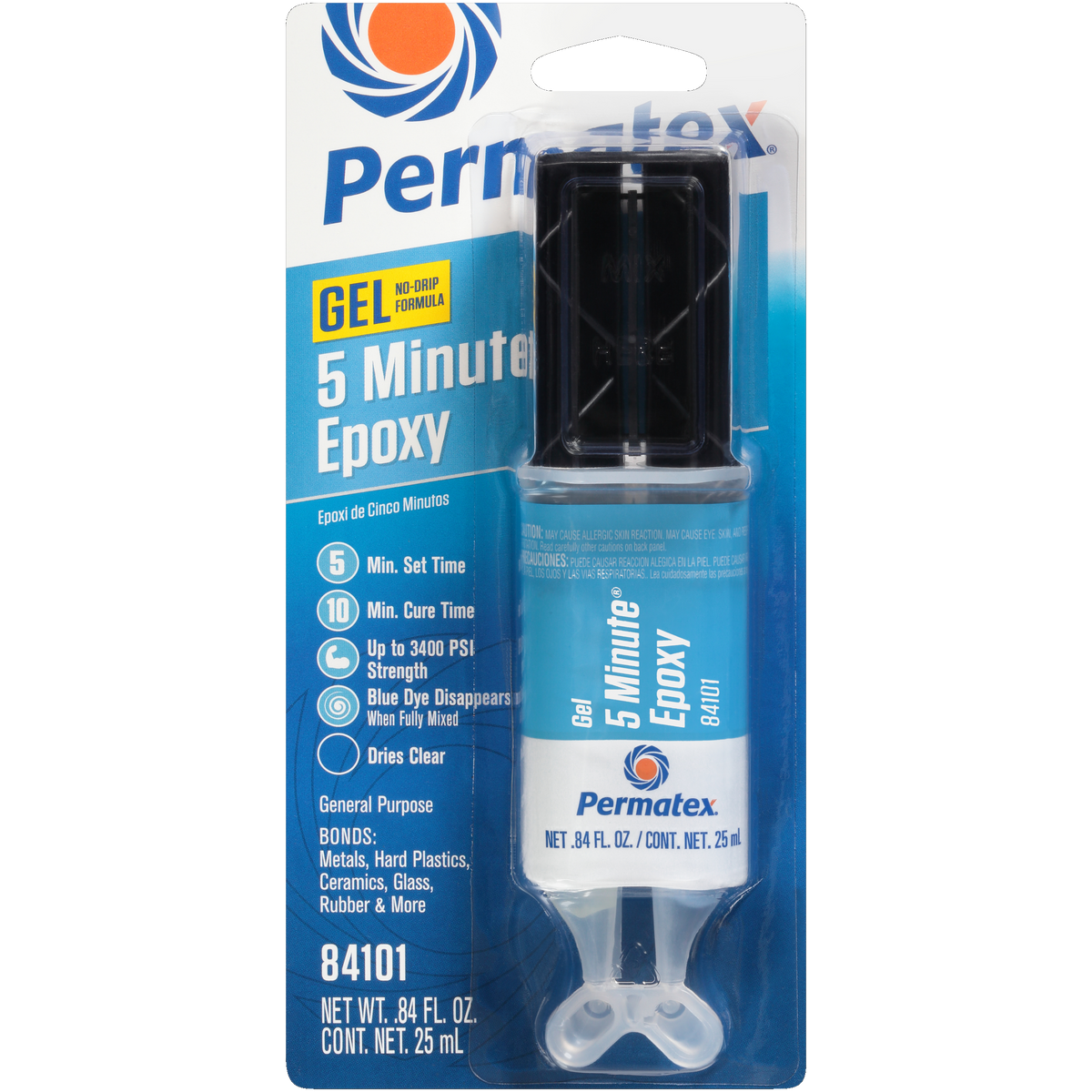 5 Min. General Purpose Epoxy 0.84 Fl. Oz 6/Case - 59-9223 - Permatex