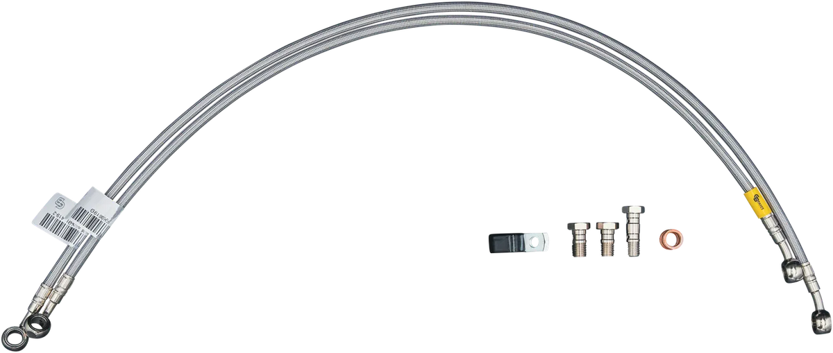 2 Line Front Brake Line Kit - 17-10208 - GBRAKES