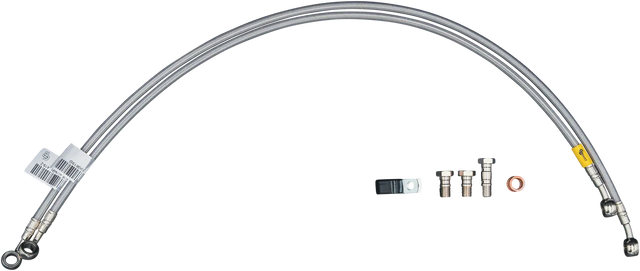 2 Line Front Brake Line Kit - 17-10208 - GBRAKES