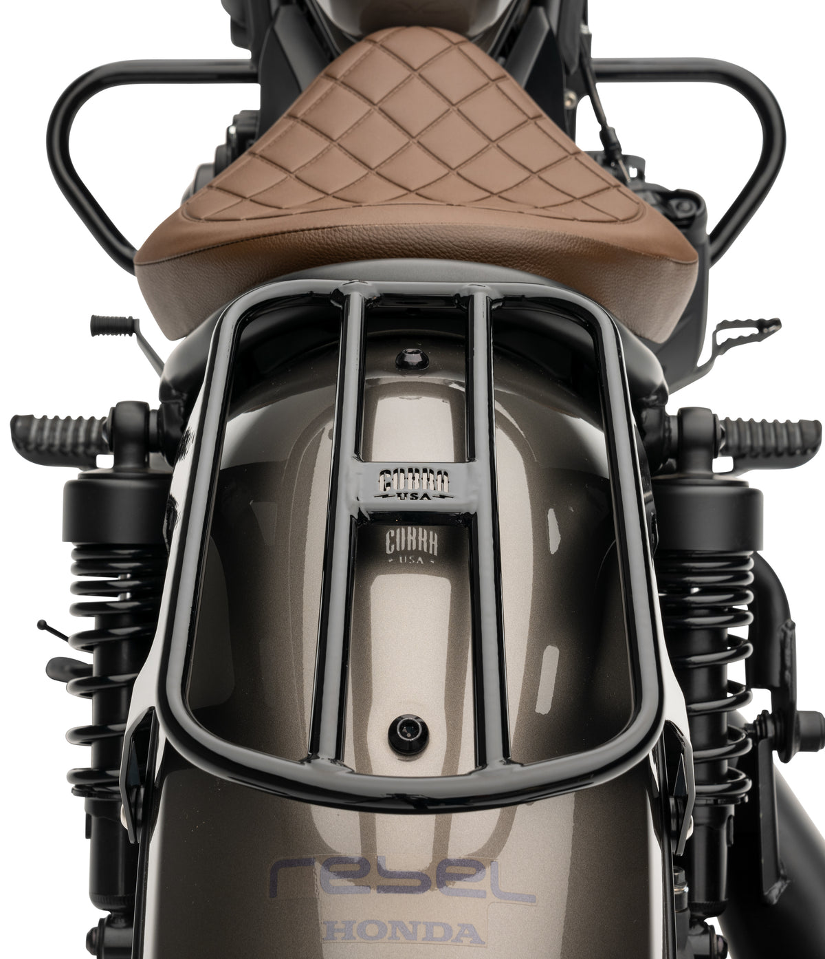 Solo Luggage Rack Tube Black Hon Rebel 300/500 - 82-97557 - Cobra