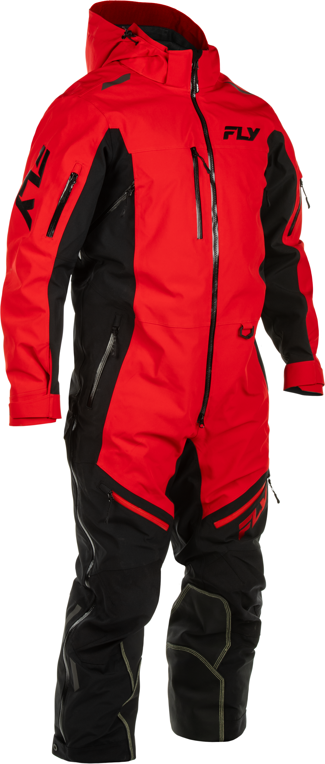 Cobalt Shell Snowbike Monosuit Red/Black 2x - 470-43972X - Fly Racing