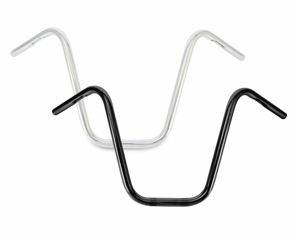 Narrow 14" Apehangers 1" Black - 750-05419 - Burly Brand