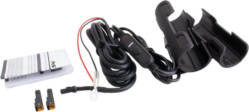 X-Claws Heated Grips Clip-On Sleeve 12v Black - 27-5824 - Koso North America