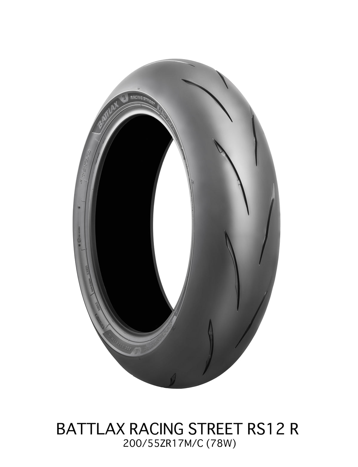 Tire Battlax Rs12 Rear 180/55zr17 73w Radial Tl - 874-1945 - Bridgestone