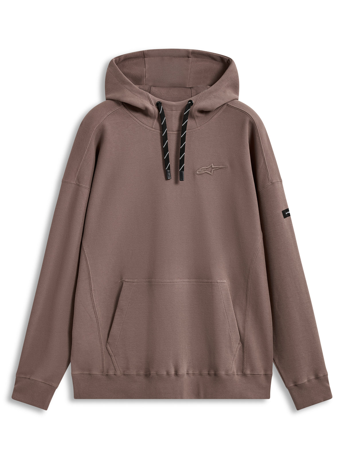Camino Textured Ovrsizd Hoodie Taupe Xl - 482-76425X - alpine star