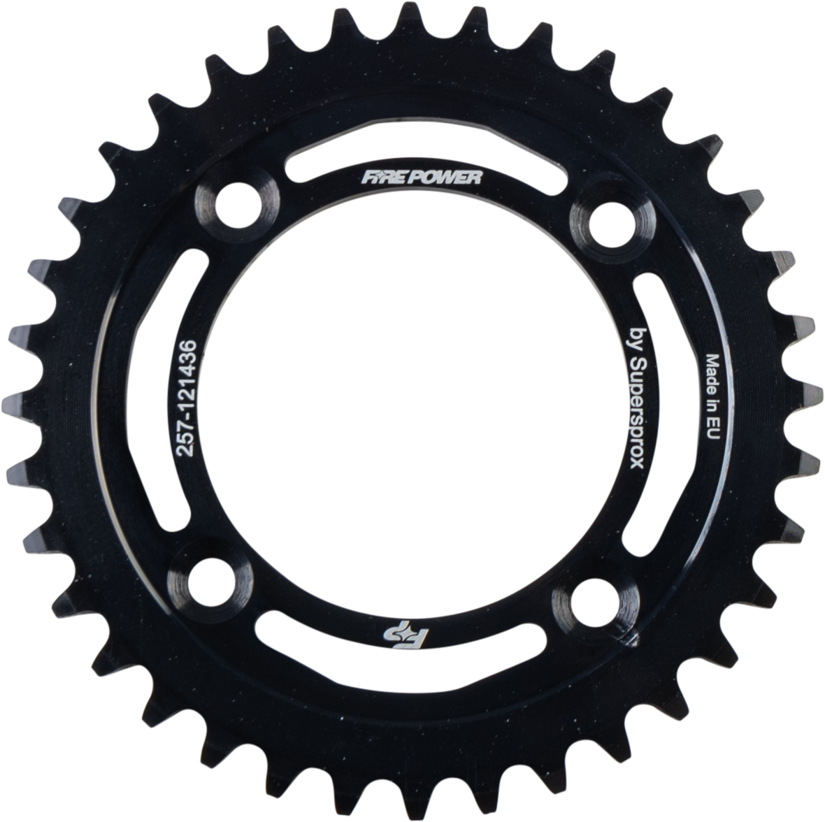 Rear Sprocket Steel 36t Blk - 257-121436 - Fire Power