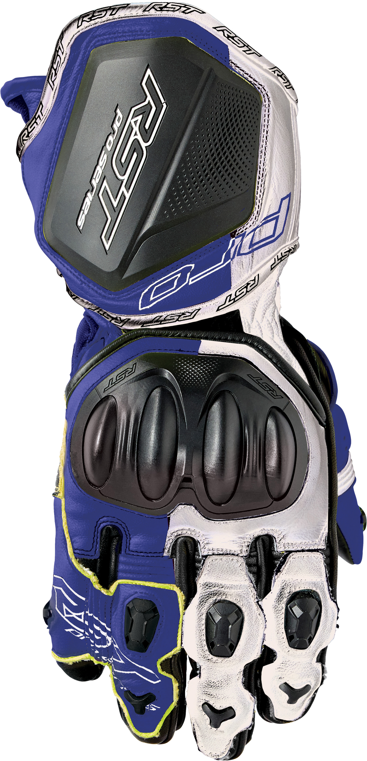 Pro Series Gp D3o Gloves White/Blue Leather Sm - 556-3715108 - RST