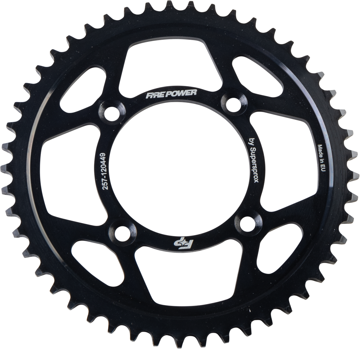 Rear Sprocket Steel 49t Blk - 257-120449 - Fire Power