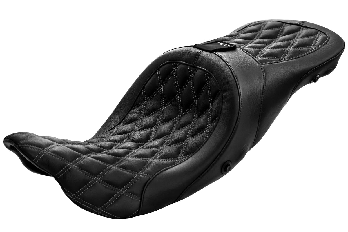 Longhaul 2-Up Xl W/Br. Rec Air Diamond Stitch Flh/Flt `08-Up - 830-0156 - Danny Gray
