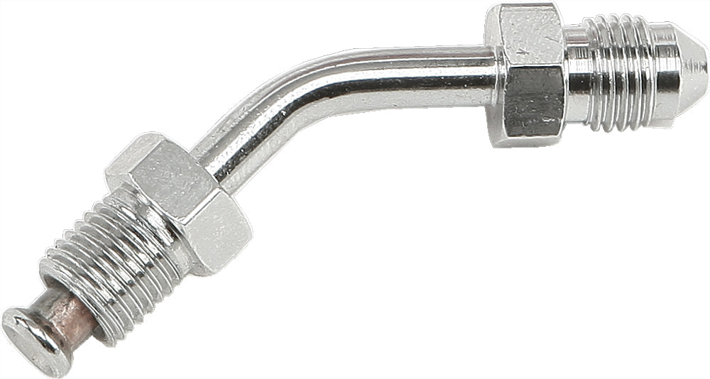 Jic To -3 Tube Adapter 45 Degree Chrome 3/8" - 817-01863 - Goodridge