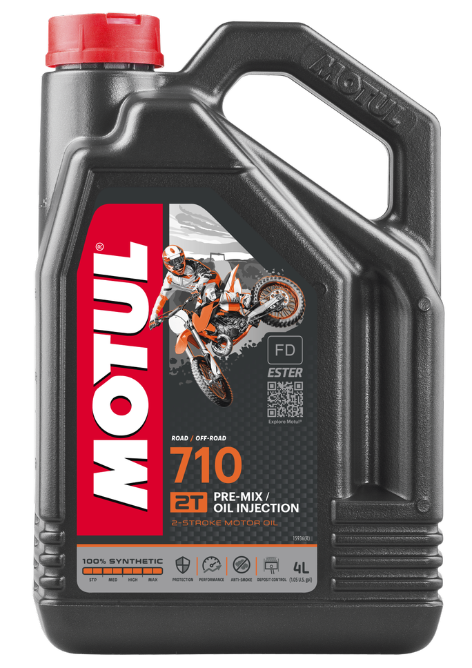 710 Racing Premix Oil 2t 4l 4/Case - 82-2066 - Motul