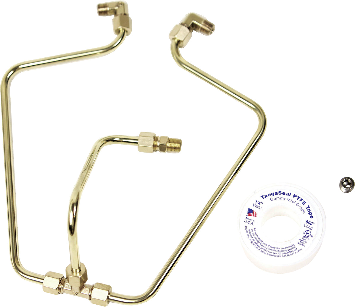 Brass Rocker Box Split Oil Line - 880-2110 - Old-Stf