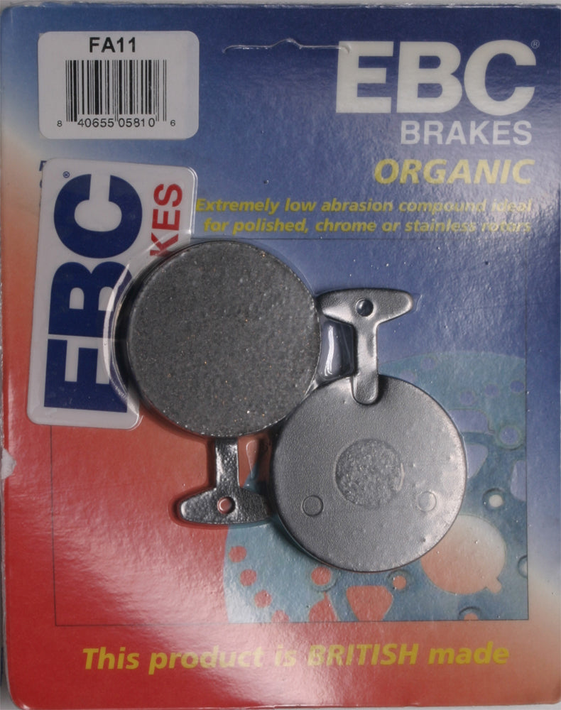 Brake Pads Fa11 Organic - 15-11 - EBC Motorcycle Brakes