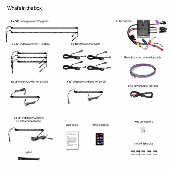 6 Seater Led Kit W/ Controller - 63-9256 - EcoXGear