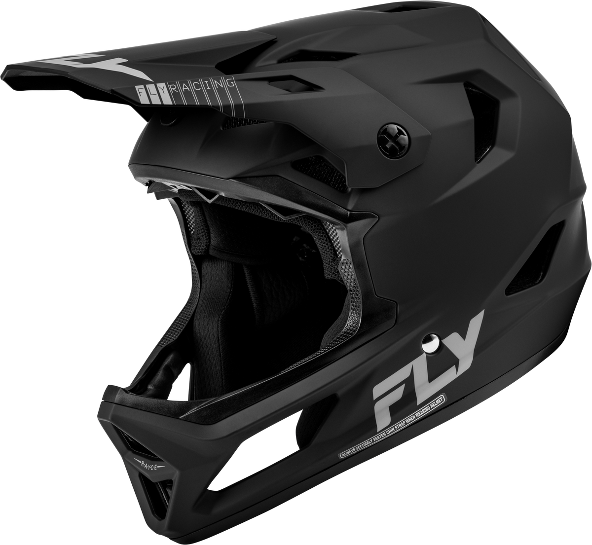Youth Rayce Bicycle Helmet Matte Black Yl - 73-3613YL - Fly Racing