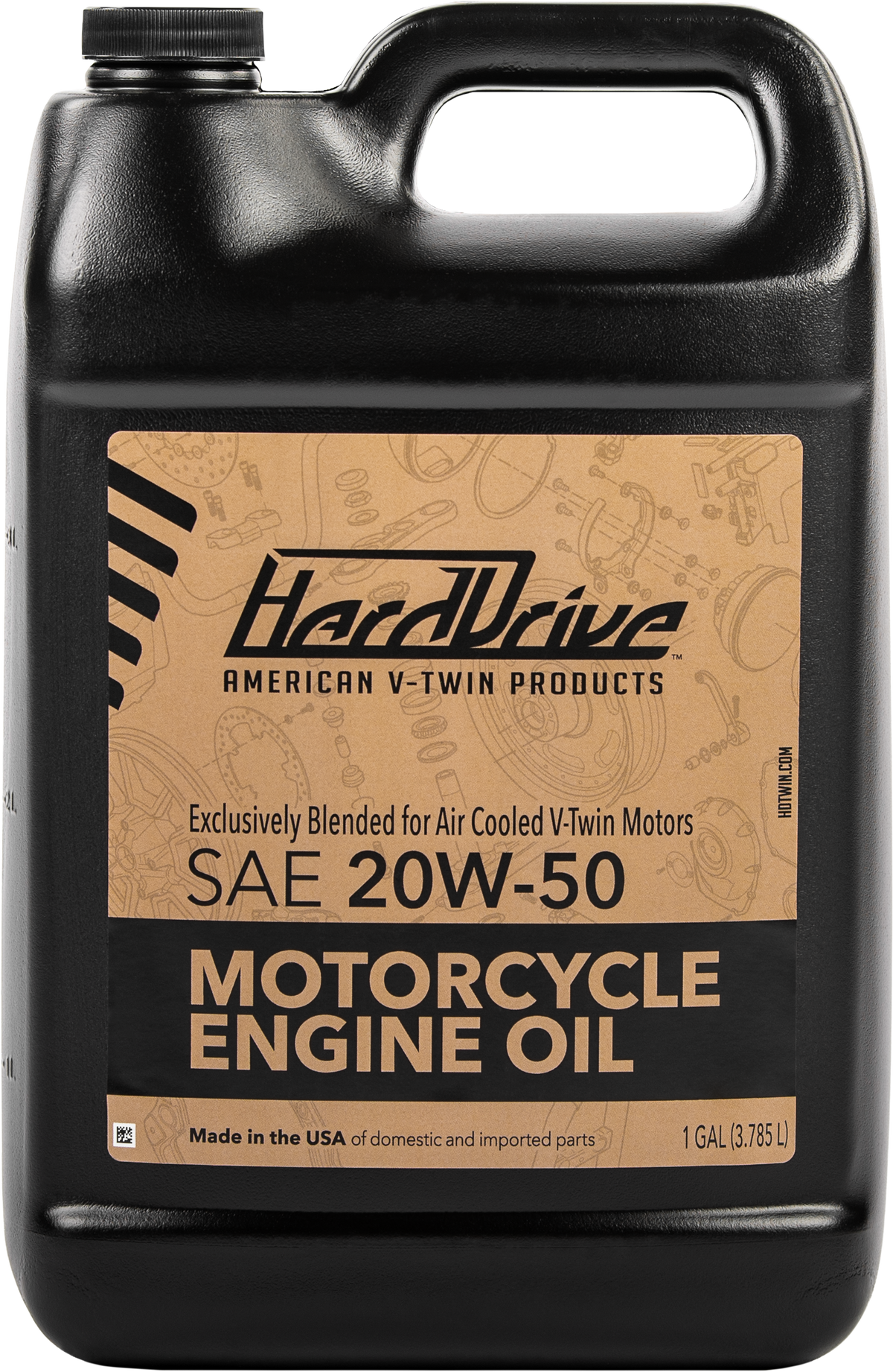 Engine Oil 20w50 1 Gal (4/Case  Sold Ea) - 822-1002 - HardDrive
