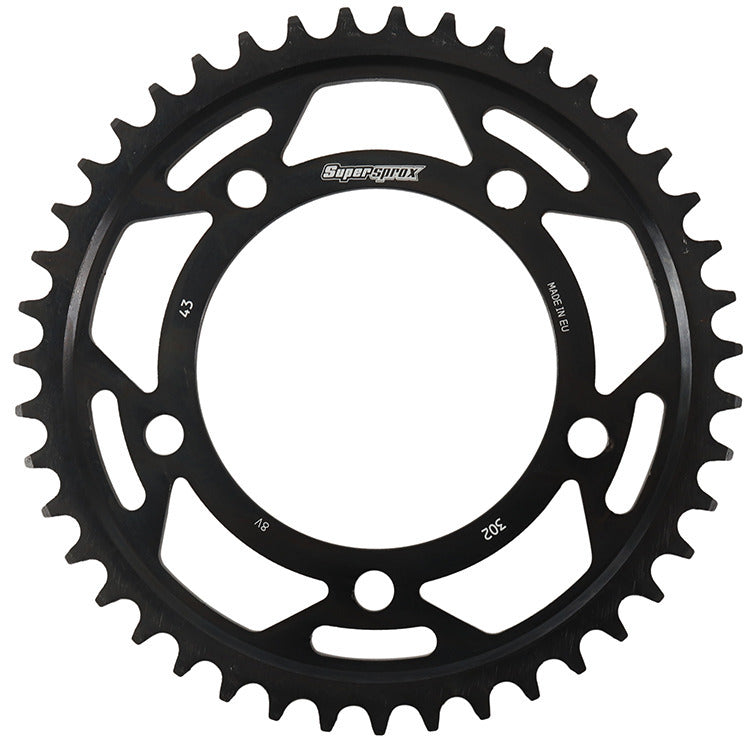Rear Edge Sprocket Steel 43t-530 Blk Hon - 109-30243 - Supersprox