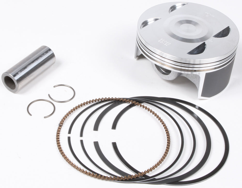 Piston Kit Hc Forged 101.96/Std 11.0:1 Yam - 175-23966B - Vertex