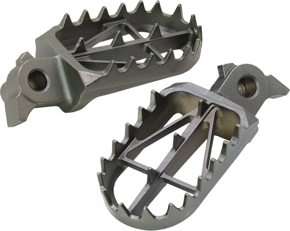 Wide Footpegs Black Chrome - 634-1201 - DRC