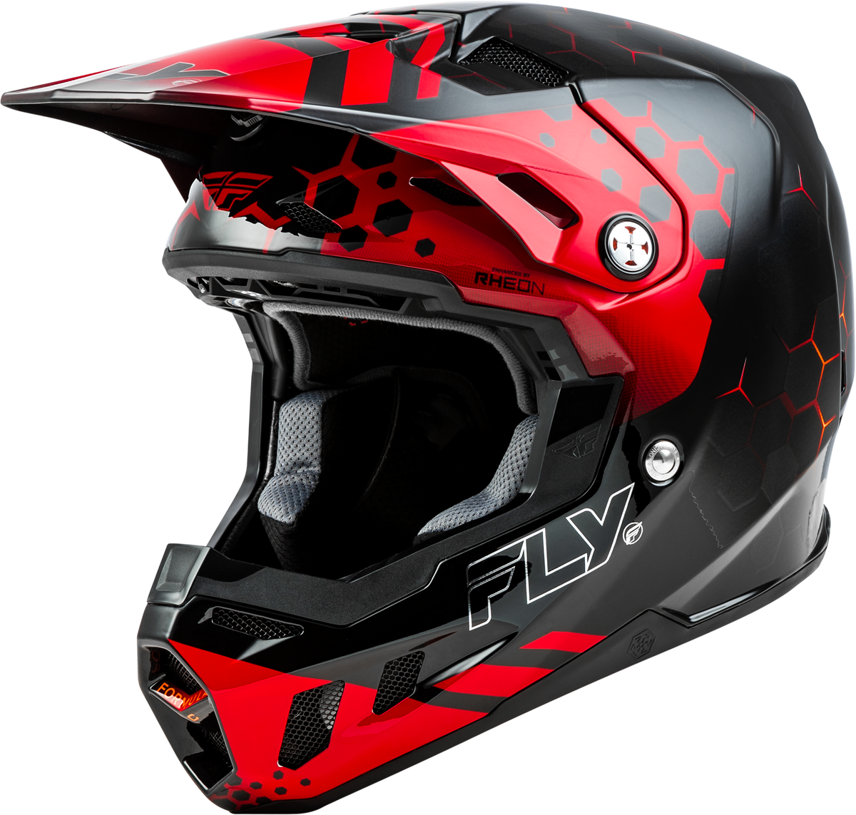 Formula Cc Tektonic Helmet Black/Red/Orange 2x - 73-43312X - Fly Racing